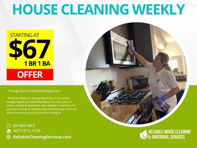 Offer | House Cleaning Weekly $67