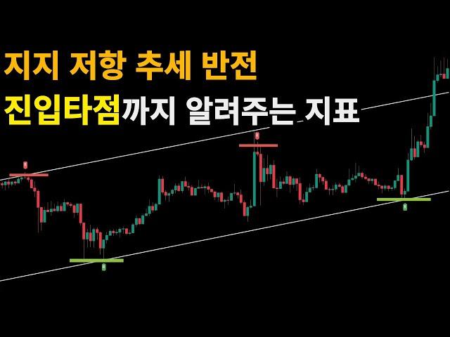 최근 승률 80%이상 나온 진입타점까지 알려주는 무료 지표를 활용한 코인 매매법