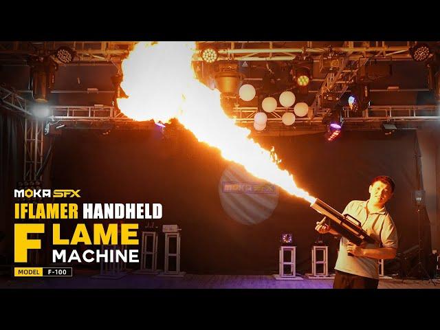 MOKA SFX F-100 iFlamer Handheld Flamethrower Gun | Flame Fire Gun Event