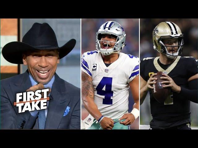 FIRST TAKE | Saints are NOTHING against Cowboys - Stephen A Smith: Dak end their Super Bowl drought?