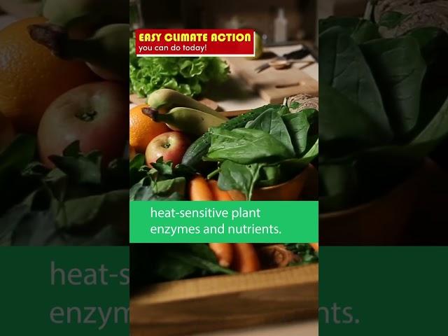 Easy Climate Action: Consume more raw food #Shorts