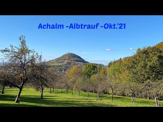 eBike - Reutlingen Achalm Albtrauf im Herbst / Eningen Alb Unterhausen