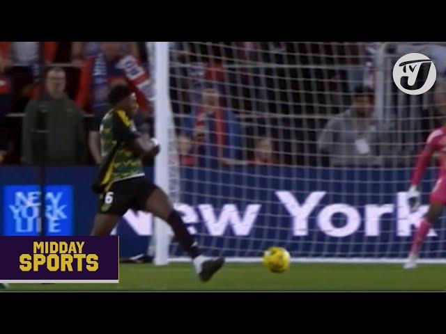 Reggae Boyz Lose to USA 4-2 in Nations League 2nd Leg Quarterfinal #tvjmiddaysports