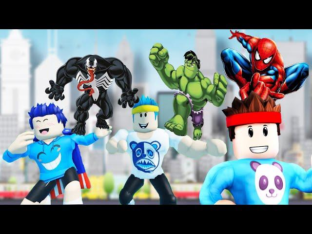 @Roblox_TV  ile Spiderman Venom Olduk Savaştık Süper Kahraman Fabrikası NiKO ile Roblox Super Hero