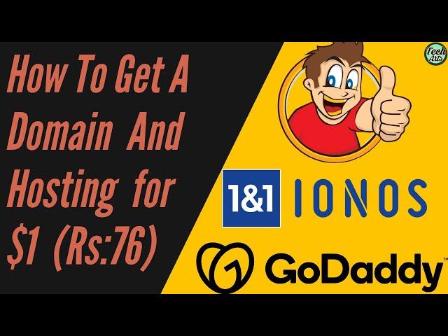 How To Get A Doamin And A Hosting for  Just $1(Rs:76) For An Year