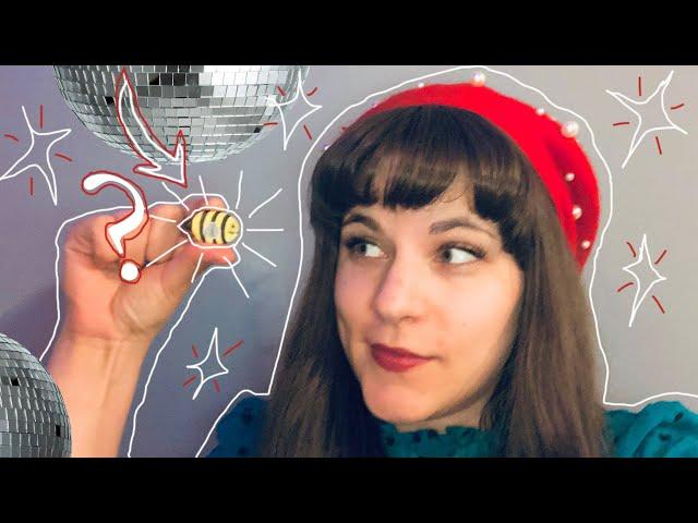 Disco Ball Sculpture : Making a Sparkle Bee : Relaxing Time-lapse Art Project