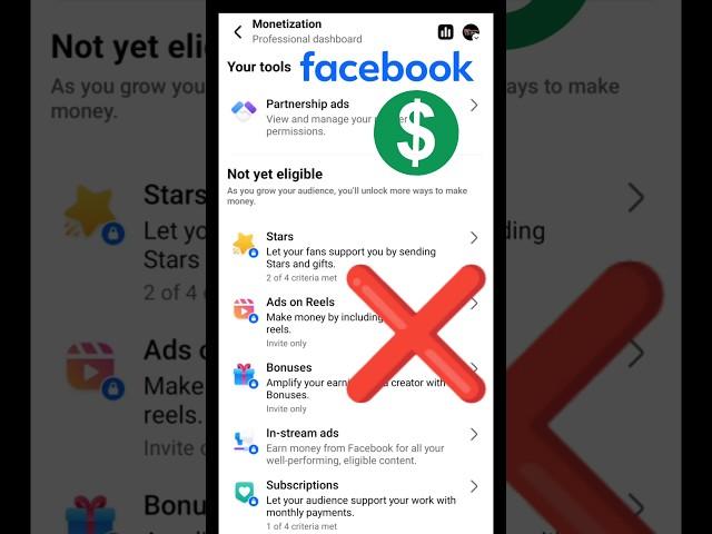 Fecebook Partnership ads Monetization | FB new update#shorts #trending #short #monetization #viral