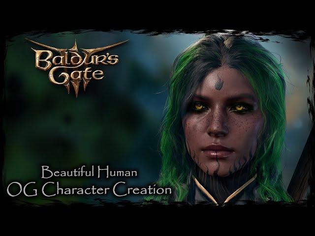 BALDUR'S GATE 3 || Beautiful Human [Original Character #296] - Female Character Creation