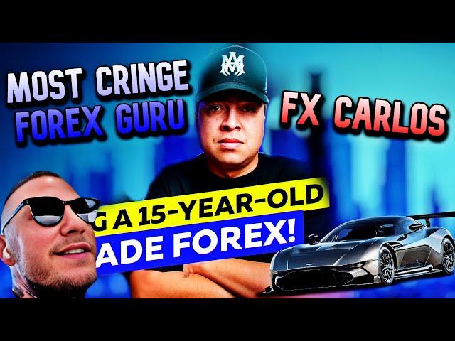 The Cringiest Forex Guru: FX Carlos Teaching a 15-Year-Old Forex Trading?!