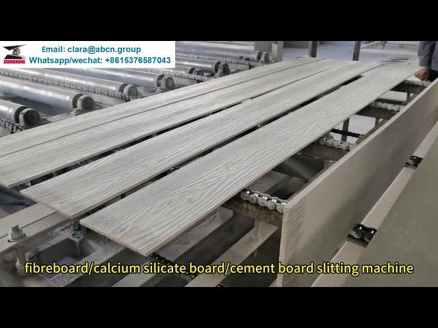 cement board calcium silicate board slitting machine,Waterproof Fireproof Fiber Cement Board Machine