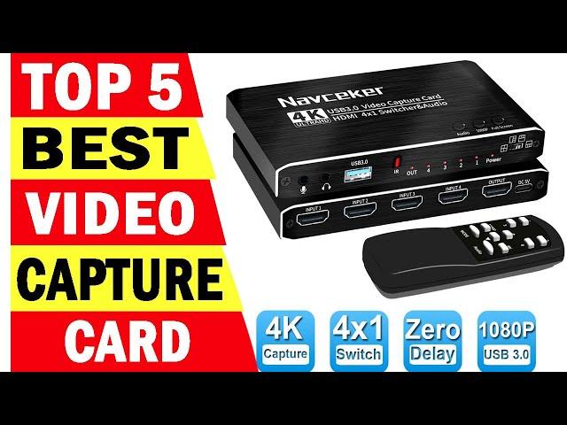 Top 5 Best 4K Video Capture Card In 2024 | Best Video Capture Cards