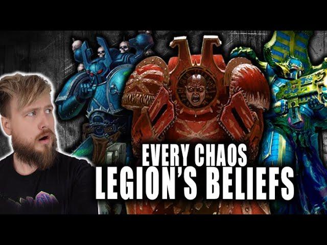 The Beliefs And Goals Of Each Chaos Space Marine Legion. | Warhammer 40K Lore