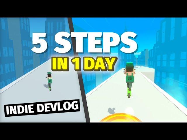 DEVLOG - How I made my GAME LOOK BETTER in only 1 day