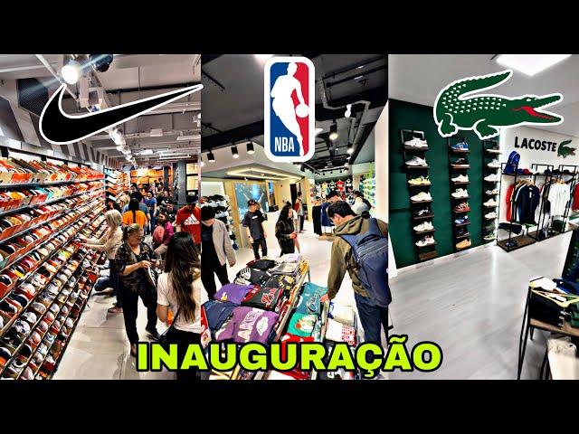 OUTLET BARATO da Nike, Lacoste, Puma, inauguração da Loja NBA - Promoção de até 50% de desconto