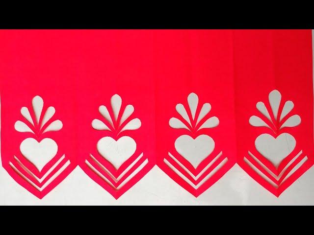 Simple & Beautiful Paper Cutting Design for Deepawali 2024 | Easy DIY Craft