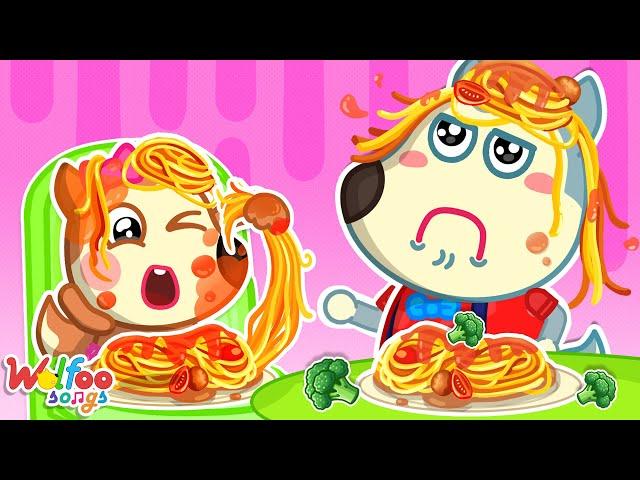 What Does Baby Eat?  Feeding Baby Songs  Wolfoo Nursery Rhymes & Kids