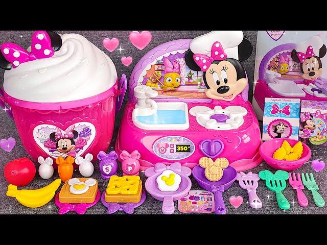 Satisfying with Unboxing Cute Minnie Mouse Kitchen Playset, Disney Toys Collection Review | ASMR