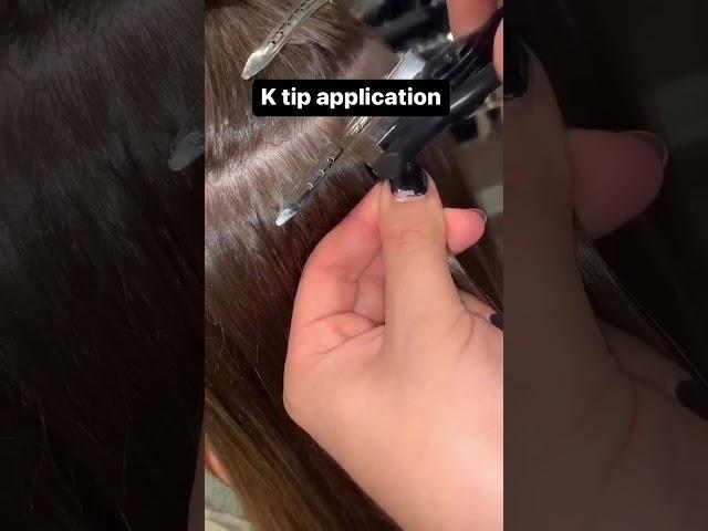 K-Tip Hair Extensions Installation Guide