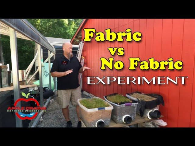 Testing French Drain Scenarios To Find Out....Fabric or No Fabric? Which Is Best | Dr Drainz