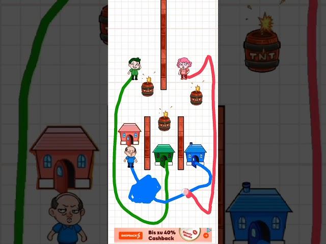 Rush home ️ toilet  draw game level 74 #music #funny #viral #gameplay #