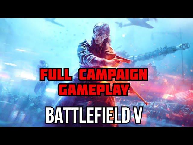 BATTLEFIELD 5 Campaign Gameplay Walkthrough | FULL GAME on XBoX Series S Ultra Settings