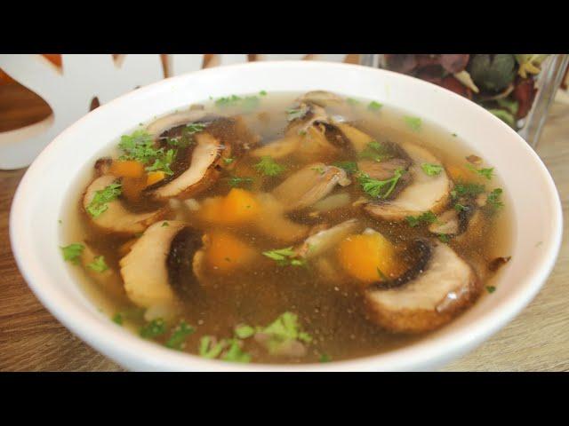 Mushroom soup, delicious and quick recipe for a delicious mushroom soup