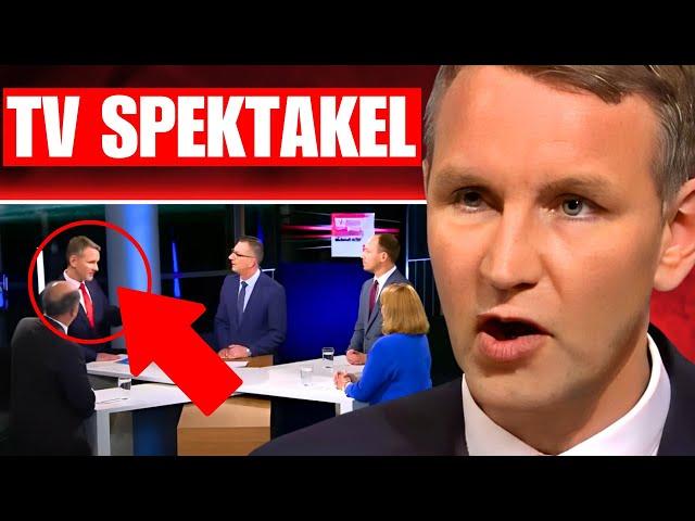 ALLE AUSGEFLIPPTBjörn Höcke sorgt für LIVE ABBRUCH?!