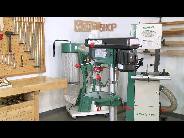 Grizzly 12-Speed Heavy-Duty 14" Floor Drill Press G7944