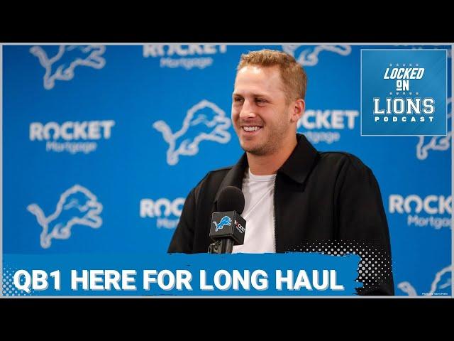 The Detroit Lions have a real genuine guy under center