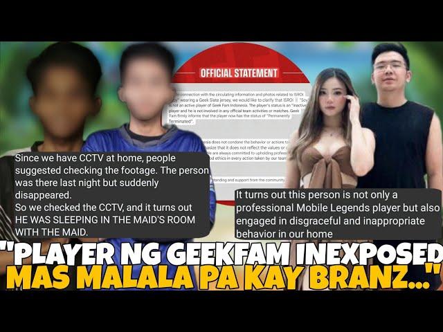 PLAYER NG GEEKFAM INEXPOSED DAHIL SA GINAWA NITO? MAS MALALA KAY BRANZ NG EVOS? SIRA ANG PANGARAP!