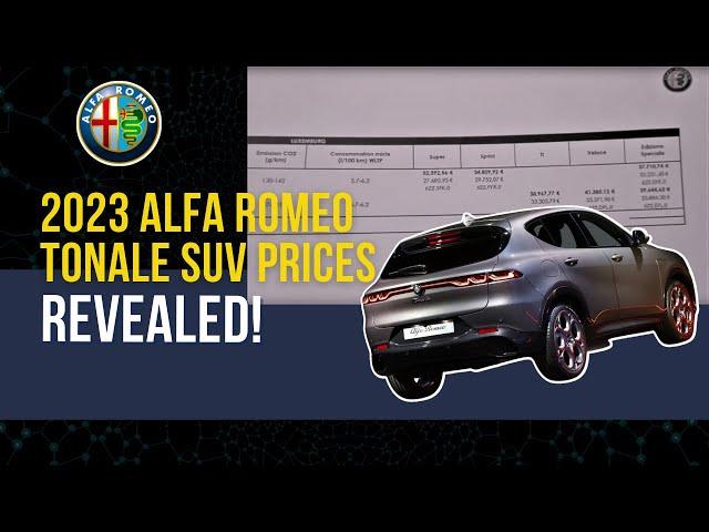 2023 Alfa Romeo Tonale Prices Leaked Before It Goes On Sale!