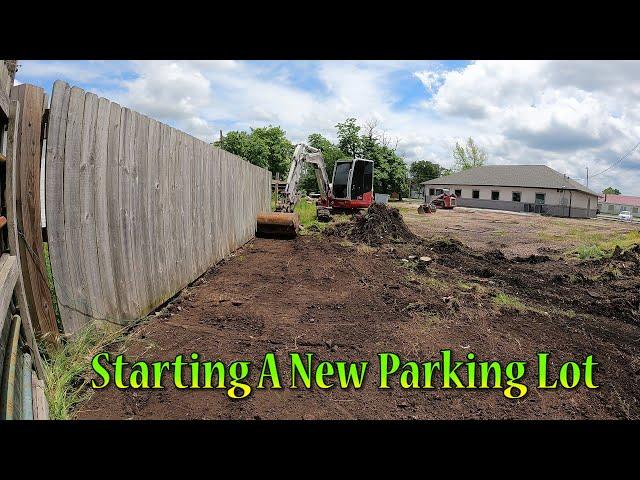 Starting Site Work At A New Commercial Building