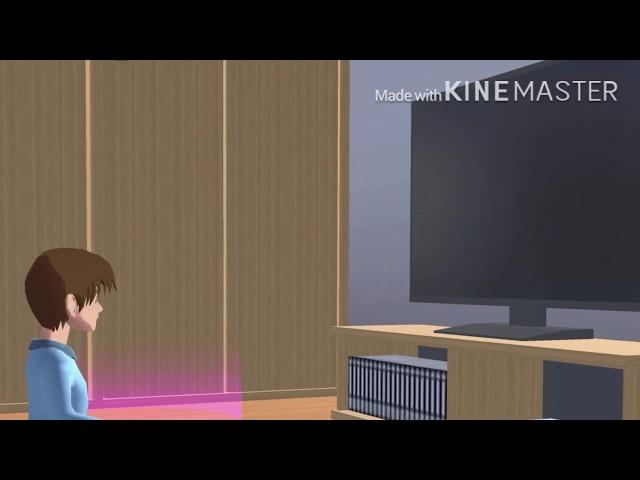 When a Disney channel movie came on as a kid | Sakura School Simulator