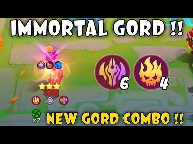 GORD NEW FULL DAMAGE COMBO !! IMMORTAL INFERNO !! MAGIC CHESS MOBILE LEGENDS