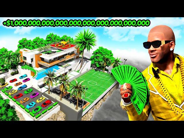 Franklin's NONILLIONAIRE HOUSE Upgrade in GTA 5!