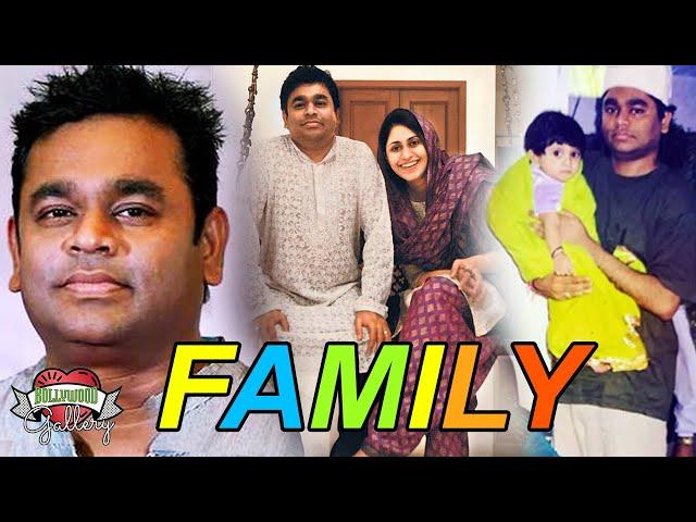 A  R  Rahman Family With Parents, Wife, Son, Daughter & Sister