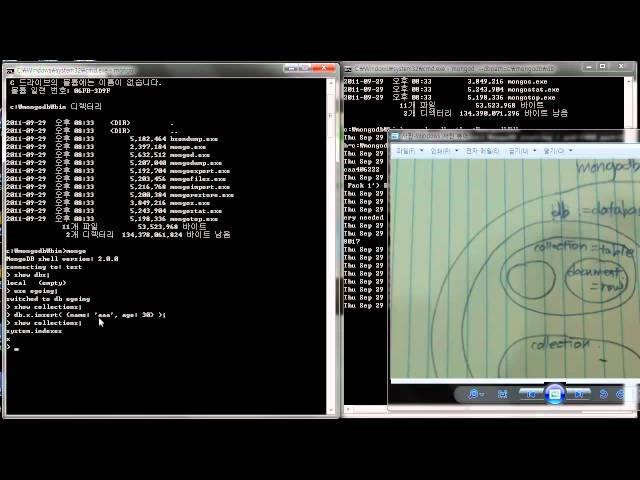 생활코딩 - Hello world - mongodb Hello world 예제