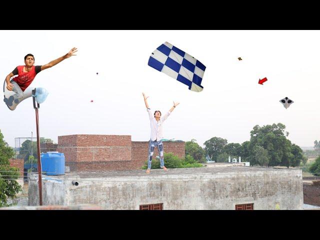 New Kite Catch With Man Kite Fight | Kites