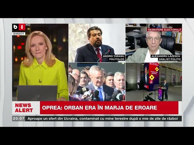 ȘTIRI B1TV CU MORARU. ȚĂRANU, POLITOLOG ȘI LĂZESCU, ANALIST POL, ANALIZA CANDIDAȚILOR LA PREȘEDINȚIE