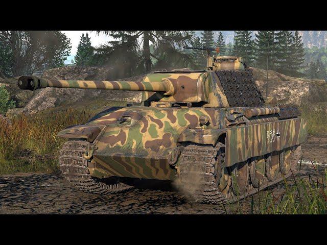 War Thunder: Panther G German Medium Tank Gameplay [1440p 60FPS]