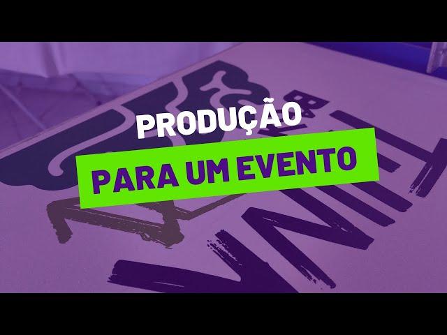 Serigrafia: Produzindo 100 peças para um evento empresarial