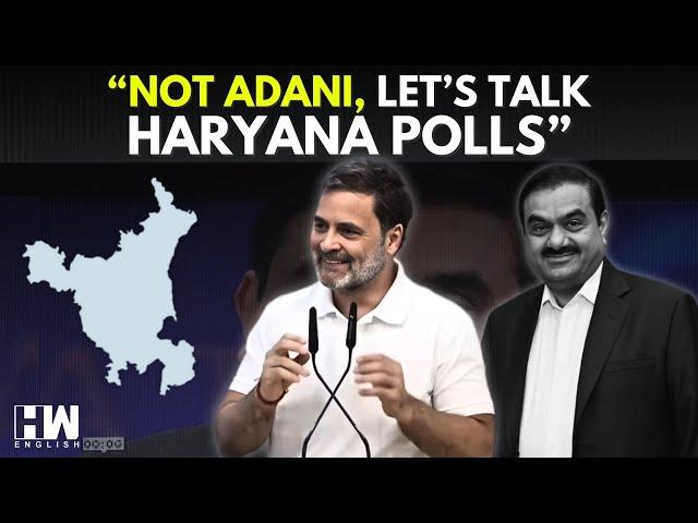 ‘Let’s Talk Haryana’: Amidst Adani Row, Rahul Gandhi Jokes In A Press Conference | Press Conference