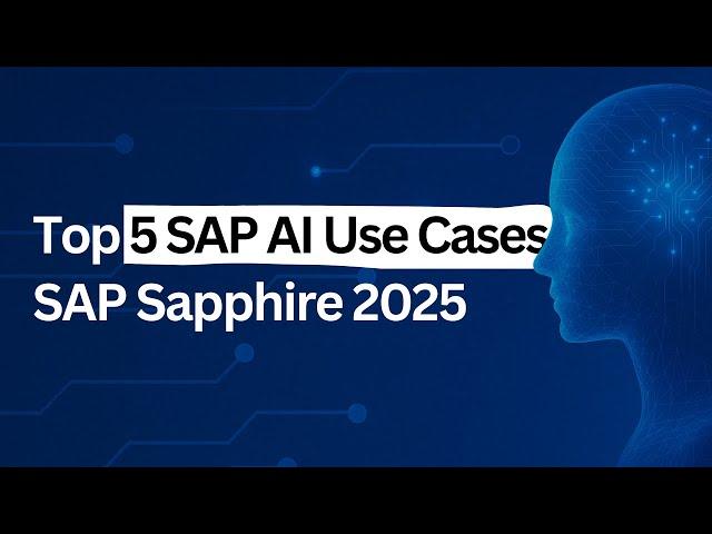 Top 5 SAP AI Use Cases Uncovered at SAP Sapphire Keynote 2025