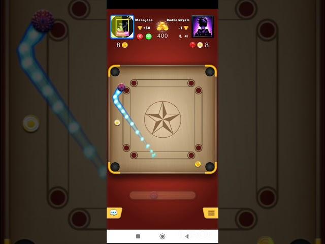 Manoj  gaming  carrom  clash  indirect player 