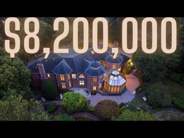 MASSIVE $8.2M MANSION WITH THE MOST LAND IN TOWN IN ENGLEWOOD CLIFFS NJ!