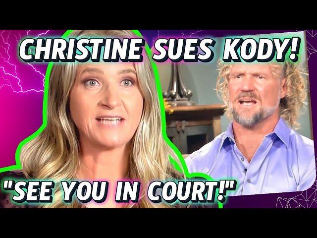 Sister Wives' Christine Brown SUES Kody BROWN for Child SUPPORT/CUSTODY - REQUESTS RESTRAINING ORDER