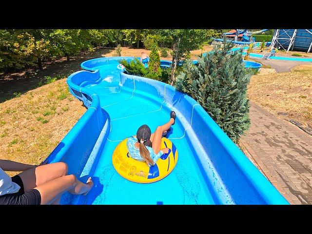 Wild River Water Slide at AquaCentrum 