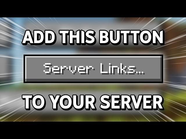 Add a Server Links Button to your Minecraft Server