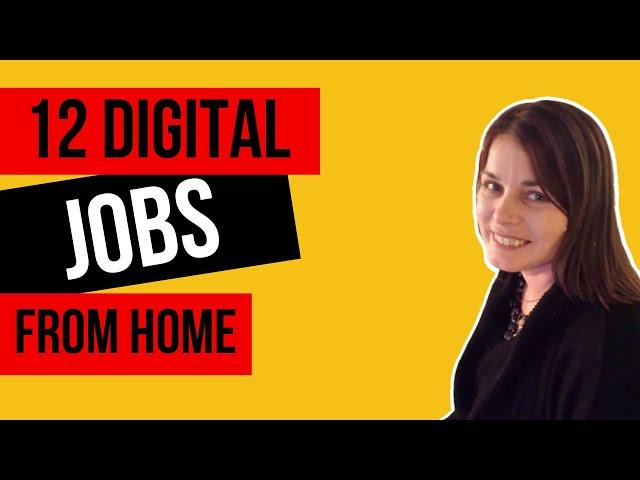 12 Digital Agency Jobs That You Can Do From Home