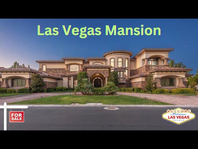 Las Vegas Mansion For Sale. $2,900,000- 5BD, 8BA, 5CR, 31k ft lot. Home for sale Las Vegas